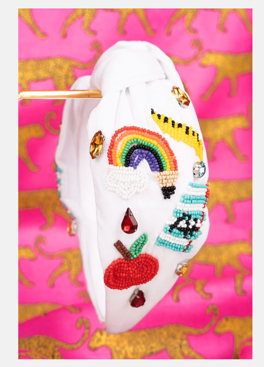 Teacher Supply Beaded Headband