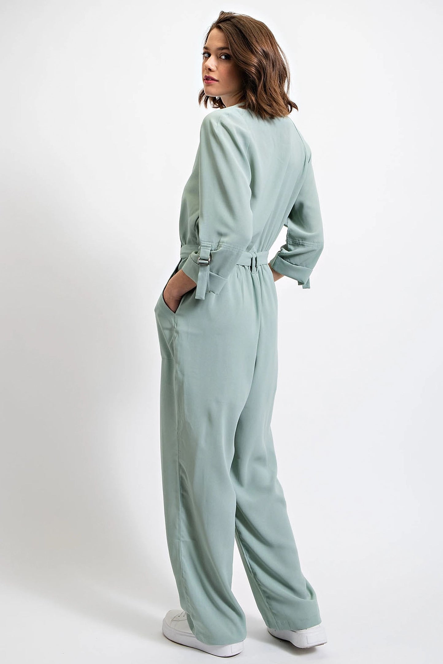 Dusty Mint Jumpsuit