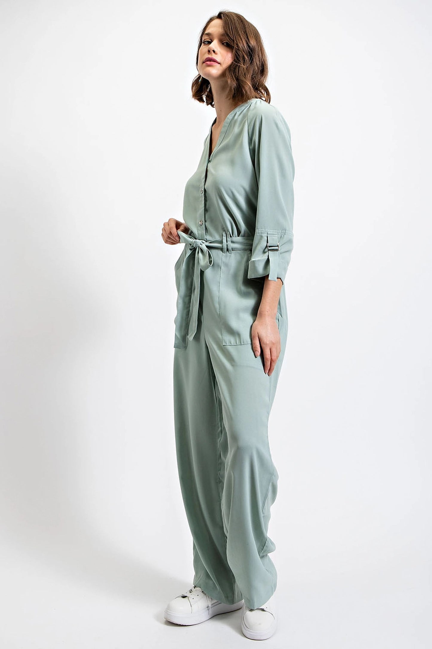 Dusty Mint Jumpsuit