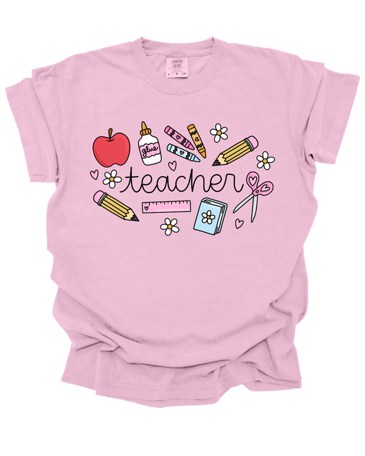 Teacher Collage Tee