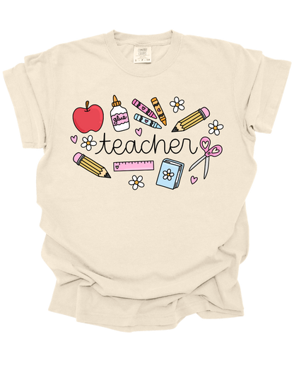 Teacher Collage Tee