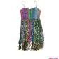 Multi Color Sequin Fringe Dress