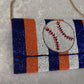 Beaded Astros Inspired Clutch Purse